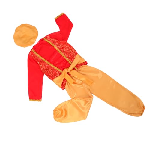 Gatuida 1 Set Prinzenkostüm Für Jungen – Charmantes Kinderkostüm Im Arabischen Stil Mit Hut Und Gürtel Für Halloween, Schulaufführungen Und Themenpartys – S Gatuida 1 Set Prinzenkostüm Für Jungen – Charmantes Kinderkostüm Im Arabischen Stil Mit Hut Und Gürtel Für Halloween, Schulaufführungen Und Themenpartys – S von Gatuida