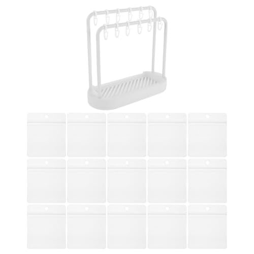 Gatuida 1 Set Puppenkleideraufbewahrung – 2-stufiger Miniatur-Kleiderständer mit Aufbewahrungstaschen und Aufhängehaken für Puppenoutfits – Anstecknadelständer für Miniartikel Gatuida 1 Set Puppenkleideraufbewahrung – 2-stufiger Miniatur-Kleiderständer mit Aufbewahrungstaschen und Aufhängehaken für Puppenoutfits – Anstecknadelständer für Miniartikel von Gatuida