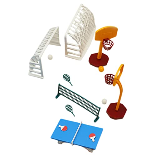Gatuida 1 Set Tischtennis Basketballständer Modell Puppenhäuser Für Mädchen Miniatur Puppensportzubehör Fußballspielzeug Puppenhaus Miniatur Sportgeräte Mini Puppenhaus Sport Gatuida 1 Set Tischtennis Basketballständer Modell Puppenhäuser Für Mädchen Miniatur Puppensportzubehör Fußballspielzeug Puppenhaus Miniatur Sportgeräte Mini Puppenhaus Sport von Gatuida