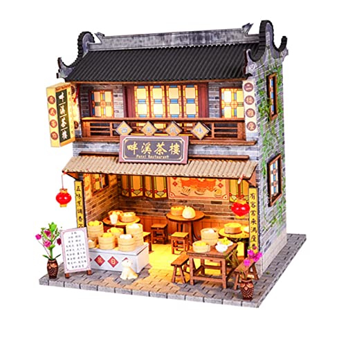 Gatuida 1 Stück DIY Chinesisches Haus Modell Bastelset für Fördert Geschicklichkeit und Lernspiel für Dekoration und Kreative Beschäftigung Gatuida 1 Stück DIY Chinesisches Haus Modell Bastelset für Fördert Geschicklichkeit und Lernspiel für Dekoration und Kreative Beschäftigung von Gatuida