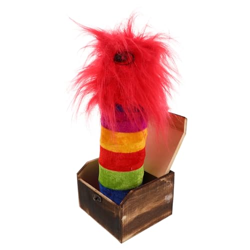 Gatuida 1 Stück Halloween Holzbox Schreckspielzeug mit Horrorsound und Licht Witzige mit Haar ohne Batterie für Halloween Streiche und Überraschungen Zufällige Farbe Gatuida 1 Stück Halloween Holzbox Schreckspielzeug mit Horrorsound und Licht Witzige mit Haar ohne Batterie für Halloween Streiche und Überraschungen Zufällige Farbe von Gatuida