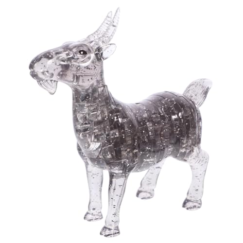 Gatuida 1 Stück Kristall Puzzle Ziege Kreatives Selbstmontiertes Tierornament für Stilvolle Dekoration für Freunde und Familie Hochwertige Verarbeitung und Sicheres Material für Gatuida 1 Stück Kristall Puzzle Ziege Kreatives Selbstmontiertes Tierornament für Stilvolle Dekoration für Freunde und Familie Hochwertige Verarbeitung und Sicheres Material für von Gatuida