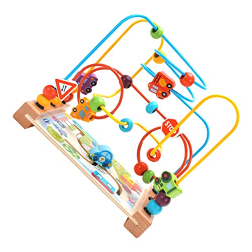 Gatuida 1 Stück Lustiges Holz Maulwurfspielzeug für Pädagogisches Bead Maze und Motorik für Geburtstags und Feiertagsgeschenke von Gatuida