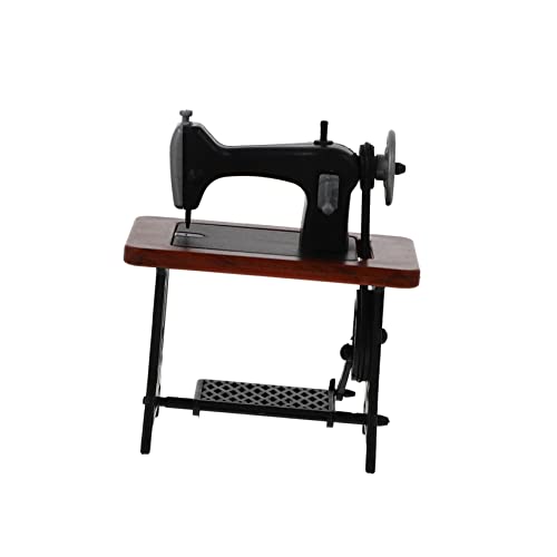 Gatuida 1 Stück Mini-Nähmaschine Mini-Hausnähmaschine Mini-Hausdekor-Accessoire Nähmaschine mini Nähen für kinderspielzeug mini DIY -Mini-Möbel Abs rot von Gatuida