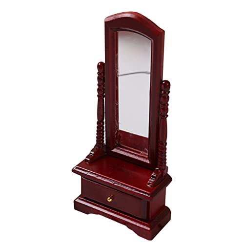 Gatuida 1 Stück Miniatur Wandspiegel mit Stauraum DIY Modell für Puppenhäuser Eleganter Ankleidespiegel Braun Perfektes Zubehör für Schlafzimmer und Kreative Dekoration Gatuida 1 Stück Miniatur Wandspiegel mit Stauraum DIY Modell für Puppenhäuser Eleganter Ankleidespiegel Braun Perfektes Zubehör für Schlafzimmer und Kreative Dekoration von Gatuida