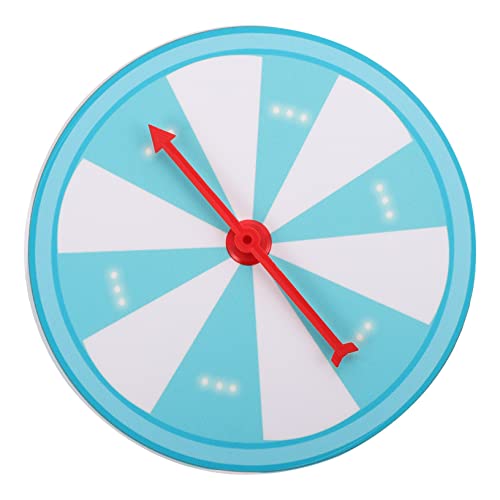 Gatuida 1 Stück Rad für Preise Spaß Sich drehendes Preisrad einstellbar runden evengers Event Gewinnrad partyspiele Drehspiel Rad Glücksspiel Preisrad trocken abwischbar PVC Blue von Gatuida
