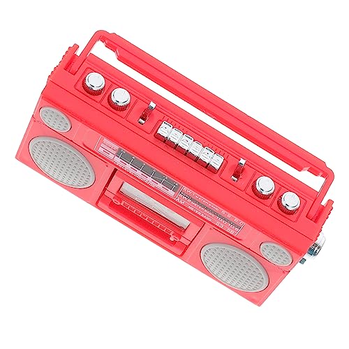 Gatuida 1 Stück Vintage-Puppenhaus-Accessoire für kinderspielzeug Hand Miniaturmöbel Blockflöte für Recorder-Modelle Mini-Blockflötenschmuck Abs rot von Gatuida