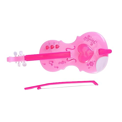 Gatuida 1 Stück Violine Musikinstrumente Für Kleinkinder Musikspielzeug Musikinstrument Geigenspielzeug Aus Kunststoff Rosig Plastik Zufällige Farbe von Gatuida
