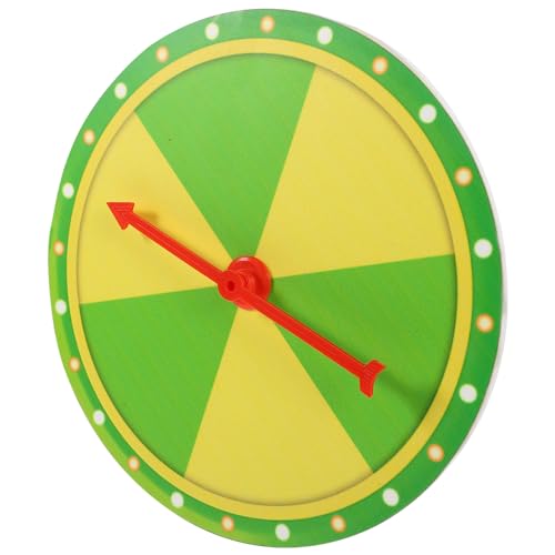 Gatuida 1 Stück löschbar Erwachsene klein glücklich Spielrad Mini spaß evengers gewinnspiele Preisausschreiben Dekoration Game Prize Wheel Schicksalsrad Rad für Preise PVC Green von Gatuida