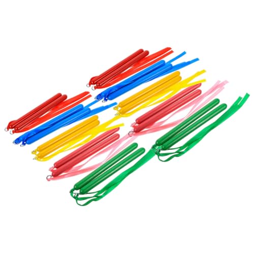 Gatuida 10 Paare Bunte Rhythmussticks mit Farbigen Bändern Langlebige Kunststoff Musikinstrumente für Sichere Glatte Oberfläche Pädagogisches Schlagzeug Zubehör Fördert Kreativität und Gatuida 10 Paare Bunte Rhythmussticks mit Farbigen Bändern Langlebige Kunststoff Musikinstrumente für Sichere Glatte Oberfläche Pädagogisches Schlagzeug Zubehör Fördert Kreativität und von Gatuida