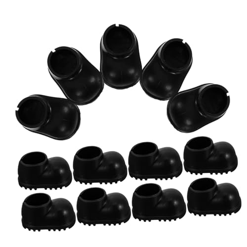 Gatuida 10 Paare Miniatur Regenstiefel für Puppen Leichte Robuste Kunststoffschuhe für Puppenhaus Dekor und Rollenspiele Vielseitige Accessoires für Puppenkleidung von Gatuida