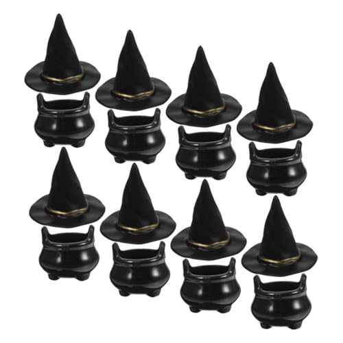 Gatuida 10 Sätze Miniatur Hexenhüte und Kessel Teiliges Halloween Deko für Puppenhaus und Bastelbedarf Hochwertige Dekoration für Gruselige Feiern und Kreative Projekte Gatuida 10 Sätze Miniatur Hexenhüte und Kessel Teiliges Halloween Deko für Puppenhaus und Bastelbedarf Hochwertige Dekoration für Gruselige Feiern und Kreative Projekte von Gatuida