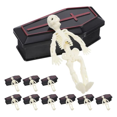 Gatuida 10 Sätze Plastik Koffer mit Schädel Dekoration Spooky Prank Boxen für Halloween Partys und Innendekoration Süßigkeiten Boxen für Gäste Gatuida 10 Sätze Plastik Koffer mit Schädel Dekoration Spooky Prank Boxen für Halloween Partys und Innendekoration Süßigkeiten Boxen für Gäste von Gatuida