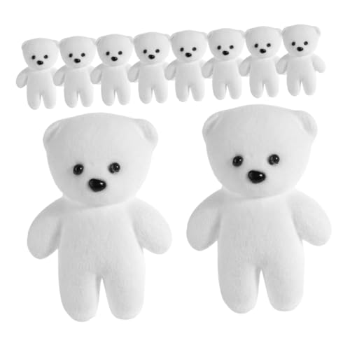 Gatuida 10 Stück Bubble Bear Mini Bären Für Babyparty Süßer Miniatur Katzenbär Abschlussbär Mini Plüschbär Plüschbär Massen Geburtstags Minibär Mini Bär Plüsch Winzige Bären von Gatuida