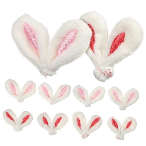 Gatuida 10 Stück DIY Hasenohren aus Weichem Plüsch Handgefertigte Kaninchenohren in Rot und Hasenohr Accessoires für Haarclips Kostüm Basteln und Dekoration Gatuida 10 Stück DIY Hasenohren aus Weichem Plüsch Handgefertigte Kaninchenohren in Rot und Hasenohr Accessoires für Haarclips Kostüm Basteln und Dekoration von Gatuida
