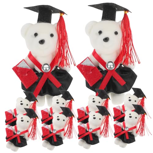 Gatuida 10 Stücke Arzt Bär Stofftier Spielzeug Mini Graduation Plüsch Bears Dekorative Leichte Tragbare Gatuida 10 Stücke Arzt Bär Stofftier Spielzeug Mini Graduation Plüsch Bears Dekorative Leichte Tragbare von Gatuida
