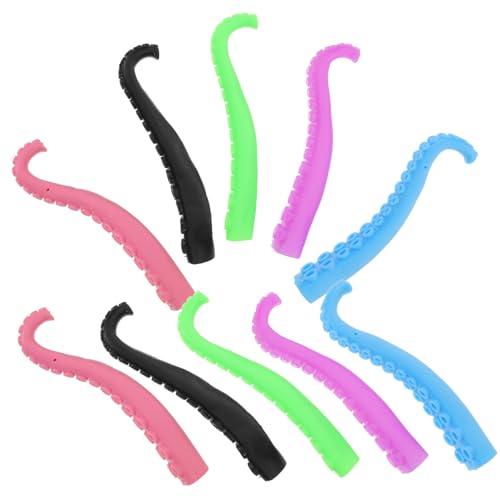 Gatuida 10 Stück Fingerspielzeug Oktopus-Finger Oktopus-Marionetten Gruselige Fingerpuppe Oktopusfigur Party für kindergeburtstags mitgebsel Fingerpuppen Oktopus von Gatuida