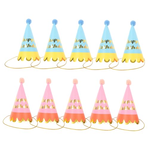 Gatuida 10 Stück Geburtstagshut Geburtstagskegelhut Geburtstagsmützen für Party-Kopfbedeckung alles zum geburtstag hüte Stroh Partykegelhüte Geburtstagskegelhüte Papier Gatuida 10 Stück Geburtstagshut Geburtstagskegelhut Geburtstagsmützen für Party-Kopfbedeckung alles zum geburtstag hüte Stroh Partykegelhüte Geburtstagskegelhüte Papier von Gatuida