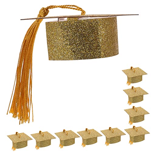 Gatuida 10 Stück Goblet Deckel Kelchdeckel Kelch Stecker Abschlusshut Flaschendeckel Abschlussbecherdeckel Wein Mini Grad -Party -Dekoration Kelchhülle für Abschlussfeier Papier Golden Gatuida 10 Stück Goblet Deckel Kelchdeckel Kelch Stecker Abschlusshut Flaschendeckel Abschlussbecherdeckel Wein Mini Grad -Party -Dekoration Kelchhülle für Abschlussfeier Papier Golden von Gatuida