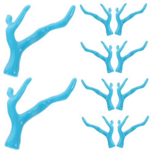Gatuida 10 Stück Korallen-drachenhorn-kopfschmuck Dekorative Zweige Aus Acryl Haarnadel-accessoires Für Mode Und Handwerk von Gatuida