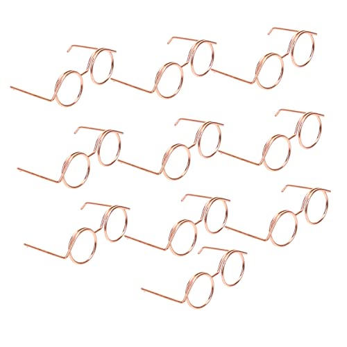 Gatuida 10 Stück Metallbrille Puppenbrillen selber Machen winzig kindertagsgeschenke puppenkleidung Babykleidung Brillen zum Anziehen der Puppe Miniatur-Dinge Gatuida 10 Stück Metallbrille Puppenbrillen selber Machen winzig kindertagsgeschenke puppenkleidung Babykleidung Brillen zum Anziehen der Puppe Miniatur-Dinge von Gatuida