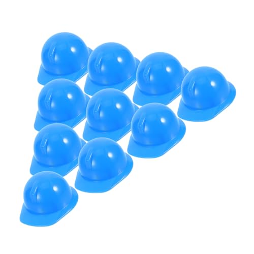 Gatuida 10 Stück Mini Bauhut Partyhüte Für Mini Hutkappe Bauhut Der Hut Bauhelm Für Puppen Kleine Bunte Puppenhüte Kinderhüte Miniaturen Spielhüte So Tun Als Ob – Blauer von Gatuida