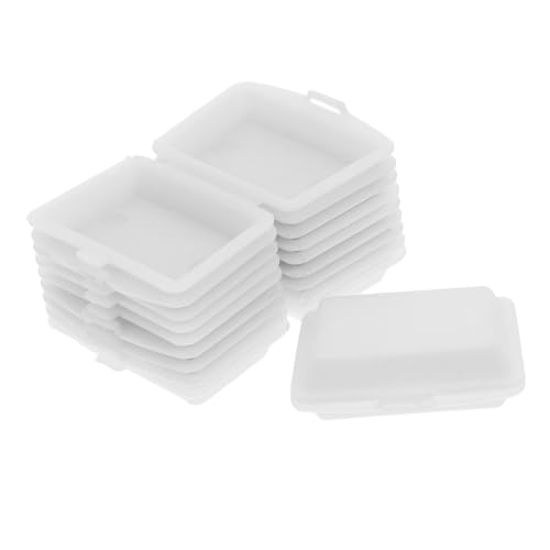Gatuida 10 Stück Mini Lunchbox Modell Babyparty Puppenhaus Lunchboxen Lunchboxen Für Mini Verse Make It Mini Essen Realistisch Puppenhaus Zum Mitnehmen Mädchen Miniatur von Gatuida