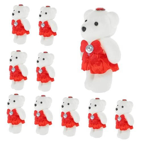 Gatuida 10 Stück Mini Plüschbär Deko Teilig Hochzeitsauto Kuscheltier für Wohnzimmer Schlafzimmer Valentinstag Weiche und Bequeme Materialien Geschenkidee Gatuida 10 Stück Mini Plüschbär Deko Teilig Hochzeitsauto Kuscheltier für Wohnzimmer Schlafzimmer Valentinstag Weiche und Bequeme Materialien Geschenkidee von Gatuida