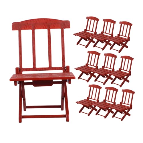Gatuida 10 Stück Miniatur Puppenhaus Möbel mit Faltbaren Mini Strandstühlen in Braun Langlebige Realistische Mini Garten und Kuchendeko für DIY Feengarten und Kreative Spielwelten Gatuida 10 Stück Miniatur Puppenhaus Möbel mit Faltbaren Mini Strandstühlen in Braun Langlebige Realistische Mini Garten und Kuchendeko für DIY Feengarten und Kreative Spielwelten von Gatuida