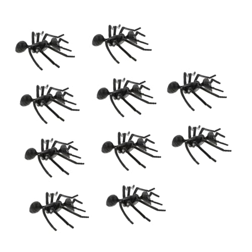 Gatuida 10 Stück Simulierte Ameisenspielzeug Streich aus Kit Halloween Party deko Halloween deko kucheltier spielzeuge Toy kniffliges Neuheit Trickspielzeug PVC Black von Gatuida