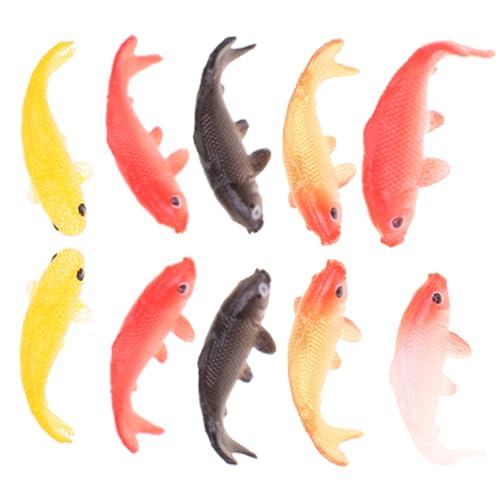 Gatuida 10 Stück Simuliertes Koi-Modell Miniatur Puppenhaus Mini Fisch Fischfiguren winzig gefälschter Fisch Mikrolandschaftsfisch dekorative Fischfigur Mikrofisch Mini-Fake-Fisch PVC Gatuida 10 Stück Simuliertes Koi-Modell Miniatur Puppenhaus Mini Fisch Fischfiguren winzig gefälschter Fisch Mikrolandschaftsfisch dekorative Fischfigur Mikrofisch Mini-Fake-Fisch PVC von Gatuida
