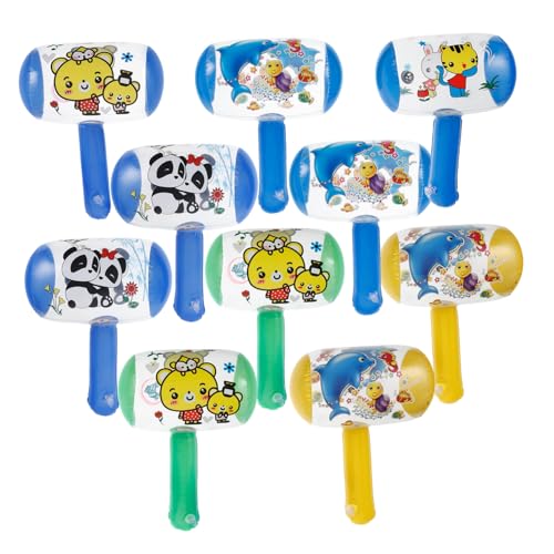 Gatuida 10 Stück Teiliges Aufblasbares Hammer mit Eingebauter Glocke Leichtes Buntes Kinderspielzeug für Party und Outdoor Lustiges Quietschgeräusch Zufällige Farben Zufällige Farbe Gatuida 10 Stück Teiliges Aufblasbares Hammer mit Eingebauter Glocke Leichtes Buntes Kinderspielzeug für Party und Outdoor Lustiges Quietschgeräusch Zufällige Farben Zufällige Farbe von Gatuida