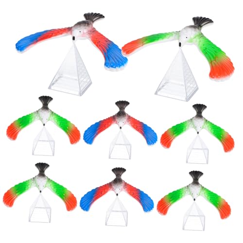 Gatuida 10 Stück Teiliges Balancierender Adler Balancing Toys für Lernspiele Perfektes für Partys Schule und Geburtstage aus Sicherem Gefertigt Zufällige Farbe von Gatuida