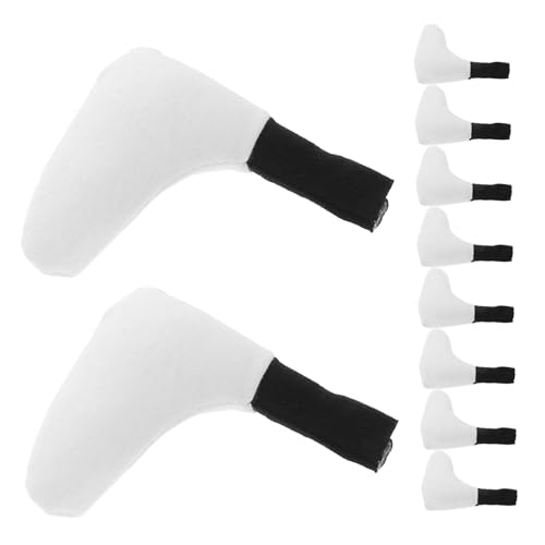 Gatuida 10 Stück Teiliges Baumwollgefüllte DIY Puppenbein Accessoires Flexible Gelenkfüße Weiß für Handgemachte Plüschpuppen und Bastelprojekte Süße von Gatuida