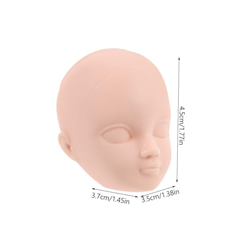 Gatuida 10 Stück Teiliges DIY Puppenköpfe zum Basteln Puppenhaus Köpfe aus Kunststoff Realistisch Gestaltete Schminkköpfe für Puppenreparatur und Kreatives Styling Geeignet als und von Gatuida