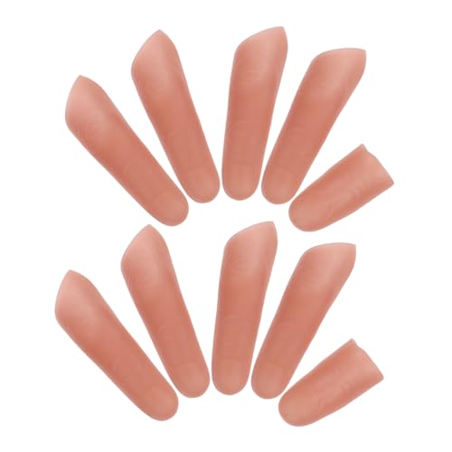 Gatuida 10 Stück Teiliges Falsche Fingerhüllen Realistische Daumenverlängerung Close-up Zaubertrick Zubehör Langlebig Vielseitig für Bühnenauftritte Halloween Dekoration Gatuida 10 Stück Teiliges Falsche Fingerhüllen Realistische Daumenverlängerung Close-up Zaubertrick Zubehör Langlebig Vielseitig für Bühnenauftritte Halloween Dekoration von Gatuida