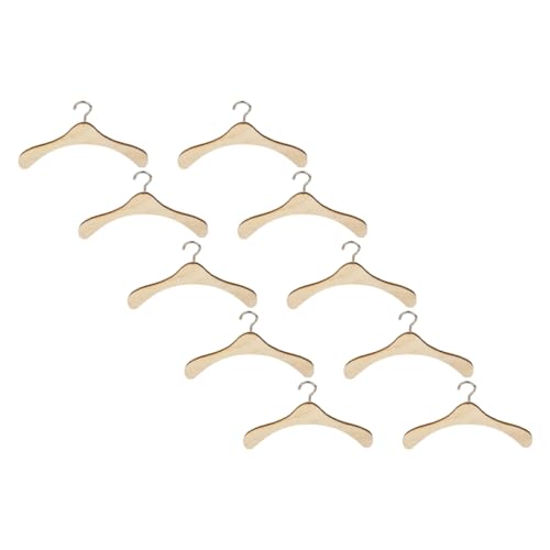 Gatuida 10 Stück Teiliges Holz Kleiderbügel für Puppen Robuste Puppenkleiderbügel für Miniaturpuppen und Outfits Aufbewahrungslösung für Kinderzimmer Gatuida 10 Stück Teiliges Holz Kleiderbügel für Puppen Robuste Puppenkleiderbügel für Miniaturpuppen und Outfits Aufbewahrungslösung für Kinderzimmer von Gatuida