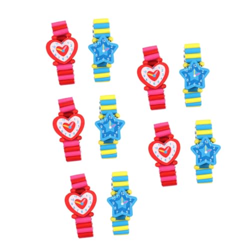 Gatuida 10 Stück Teiliges Holzspieluhren Bunte Lernspielzeuge für Jungen und Mädchen Umweltfreundliche Holzarmbanduhren mit Elastischem Band Fördern Kreativität und Eltern Junge Mädchen Gatuida 10 Stück Teiliges Holzspieluhren Bunte Lernspielzeuge für Jungen und Mädchen Umweltfreundliche Holzarmbanduhren mit Elastischem Band Fördern Kreativität und Eltern Junge Mädchen von Gatuida
