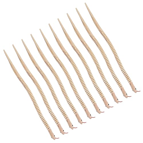 Gatuida 10 Stück Teiliges Holzspielzeug Schlangenmodell Bemalbar Kindgerechtes Kreatives für Halloween Feiern aus Sicherem Holzmaterial Langlebig und Wiederverwendbar Gatuida 10 Stück Teiliges Holzspielzeug Schlangenmodell Bemalbar Kindgerechtes Kreatives für Halloween Feiern aus Sicherem Holzmaterial Langlebig und Wiederverwendbar von Gatuida