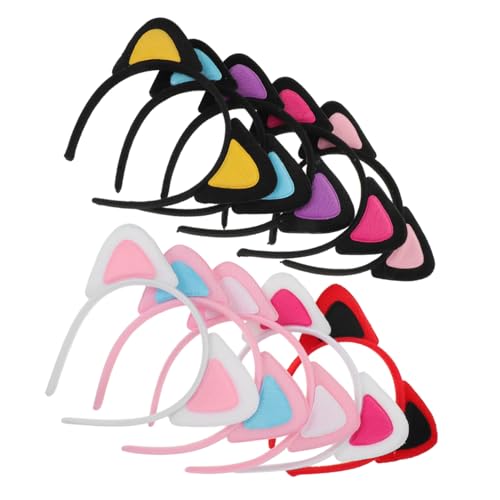 Gatuida 10 Stück Teiliges Katzenohren Haarreif Weiches Plüsch Material Flexibler und Bequemer Kopfschmuck für Damen für Kostüm Cosplay und Mottopartys Vielseitig Kombinierbar Gatuida 10 Stück Teiliges Katzenohren Haarreif Weiches Plüsch Material Flexibler und Bequemer Kopfschmuck für Damen für Kostüm Cosplay und Mottopartys Vielseitig Kombinierbar von Gatuida