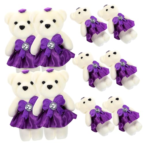 Gatuida 10 Stück Teiliges Kleine Plüschbärchen Niedliche Stofftier Dekoration und Langlebig als Hochzeitsauto und Blumenstrauß Schmuck Vielseitig für Zuhause und Festtage Gatuida 10 Stück Teiliges Kleine Plüschbärchen Niedliche Stofftier Dekoration und Langlebig als Hochzeitsauto und Blumenstrauß Schmuck Vielseitig für Zuhause und Festtage von Gatuida