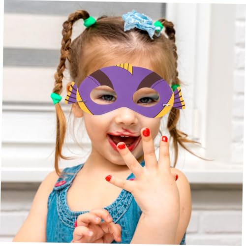 Gatuida 10 Stück Teiliges Meerestiere Cosplay Tiermasken für Party Halloween Karneval Niedliche Bemalbare Gesichtsmasken für Verkleidung und Vorschulspiele von Gatuida