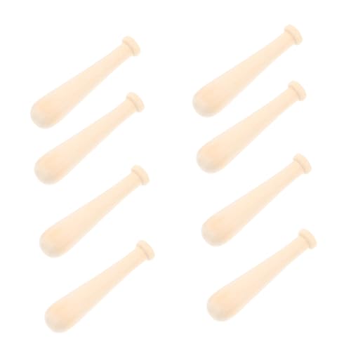 Gatuida 10stücke Mini-baseballschläger Aus Holz Unbemaltes DIY-bastelset Für Zeichnen Und Bemalen Handgefertigte Miniatur-baseballschläger Zum Dekorieren Und Teilen Gatuida 10stücke Mini-baseballschläger Aus Holz Unbemaltes DIY-bastelset Für Zeichnen Und Bemalen Handgefertigte Miniatur-baseballschläger Zum Dekorieren Und Teilen von Gatuida