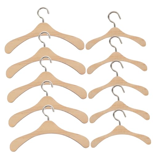 Gatuida 10 Stück Teiliges Mini Holz Kleiderbügel für Puppenhaus Stabile und Glatte Oberfläche Schadstofffrei für Puppenkleidung Aufbewahrung und Dekoration Gatuida 10 Stück Teiliges Mini Holz Kleiderbügel für Puppenhaus Stabile und Glatte Oberfläche Schadstofffrei für Puppenkleidung Aufbewahrung und Dekoration von Gatuida