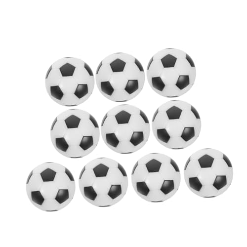 Gatuida 10 Stück Teiliges Mini Tischfußball Ballset Robuste Kunststoff Ersatzbälle Kompatibel mit Verschiedenen Tischkicker Modellen für Partyspiele und Familienaktivitäten von Gatuida