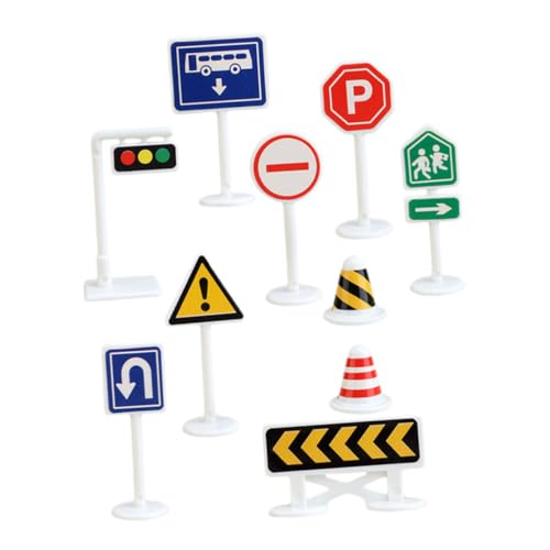 Gatuida 10 Stück Teiliges Mini Verkehrsschilder aus Robustem Material Leuchtend Leicht Transportierbar Pädagogisches zur Verkehrserziehung für Interaktives Lernspielzeug für Eltern Gatuida 10 Stück Teiliges Mini Verkehrsschilder aus Robustem Material Leuchtend Leicht Transportierbar Pädagogisches zur Verkehrserziehung für Interaktives Lernspielzeug für Eltern von Gatuida
