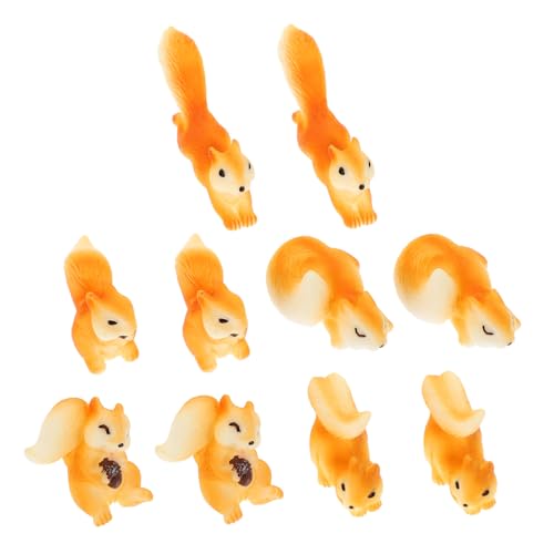 Gatuida 10 Stück Teiliges Miniatur Eichhörnchen Figuren aus Langlebigem Harz und Dekorativ für Landschaften und Schreibtischdeko Vielseitig Einsetzbar und Formstabil Gatuida 10 Stück Teiliges Miniatur Eichhörnchen Figuren aus Langlebigem Harz und Dekorativ für Landschaften und Schreibtischdeko Vielseitig Einsetzbar und Formstabil von Gatuida