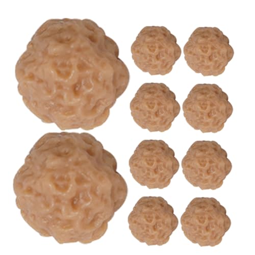 Gatuida 10 Stück Teiliges Realistische PVC Rindfleischbällchen Deko Lebensnahe Fleischbällchen Requisiten für Restaurant Fotografie Küchendekoration Vielseitig Verwendbar Kompakt und Gatuida 10 Stück Teiliges Realistische PVC Rindfleischbällchen Deko Lebensnahe Fleischbällchen Requisiten für Restaurant Fotografie Küchendekoration Vielseitig Verwendbar Kompakt und von Gatuida