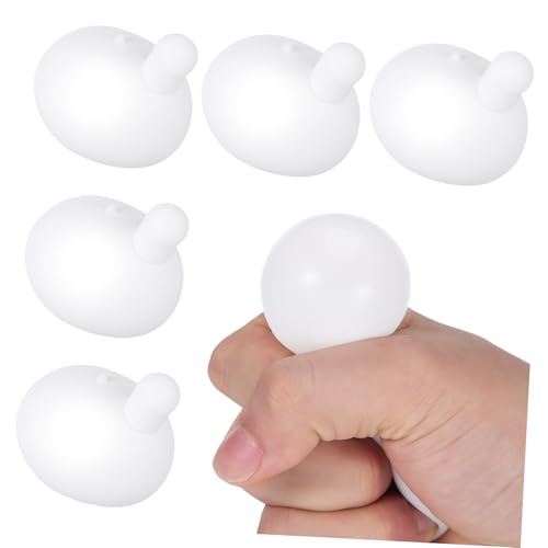 Gatuida 10 Stück Teiliges Silikon Quetschspielzeug Blasen Einsatz Ball Zubehör für DIY Seifenblasen Spielzeuge Elastische und Leicht zu Reinigende Blasen Kugeln für Bastelprojekte von Gatuida