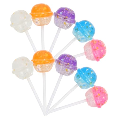 Gatuida 10 Stück Teiliges Simulierte Glitzer Lutscher aus Resin Langlebige Fotorequisite und DIY Deko Verschleißfest Gemischt für Party Weihnachten und Heimdekoration Gatuida 10 Stück Teiliges Simulierte Glitzer Lutscher aus Resin Langlebige Fotorequisite und DIY Deko Verschleißfest Gemischt für Party Weihnachten und Heimdekoration von Gatuida